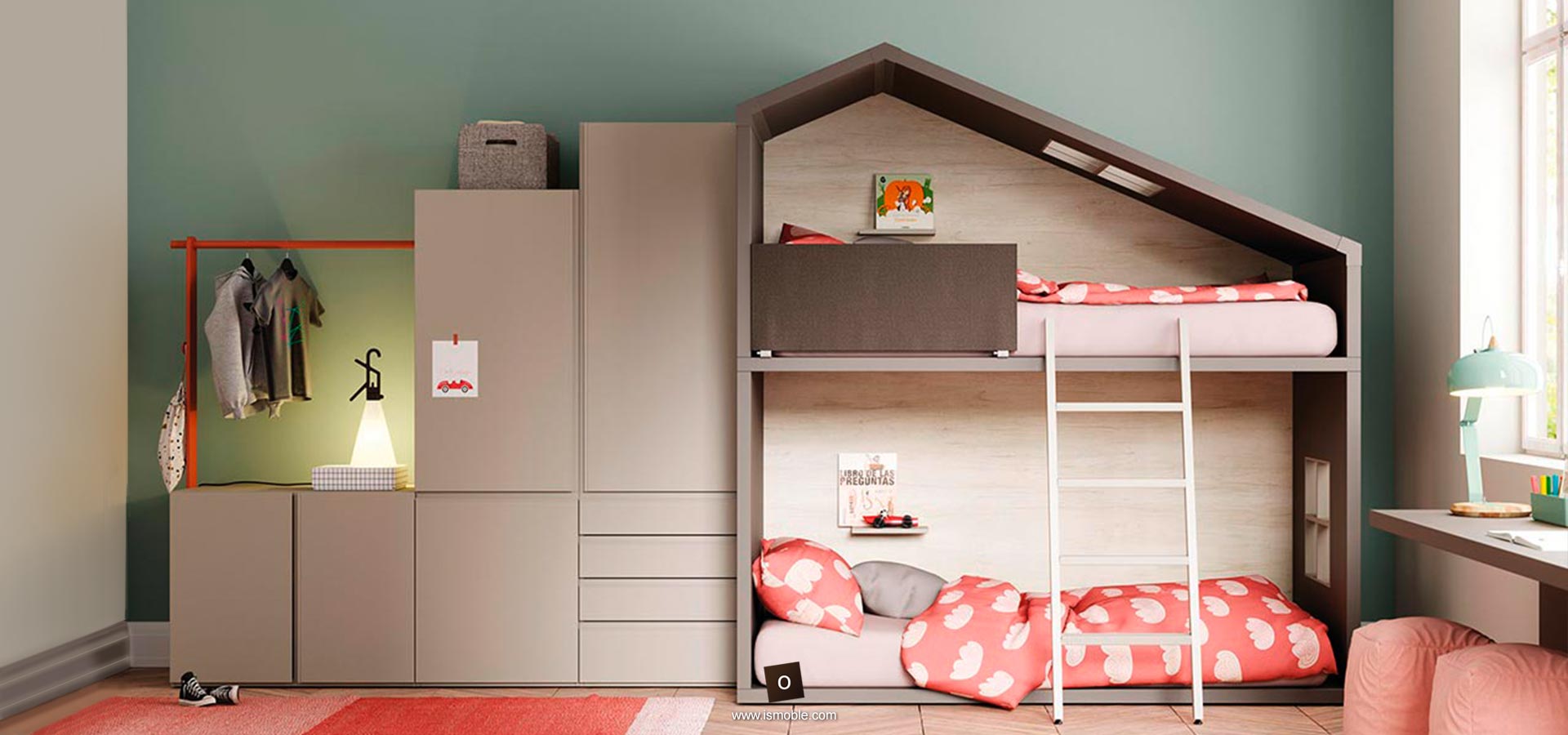 Literas de diseño para habitaciones y dormitorios juveniles · ISMOBLE