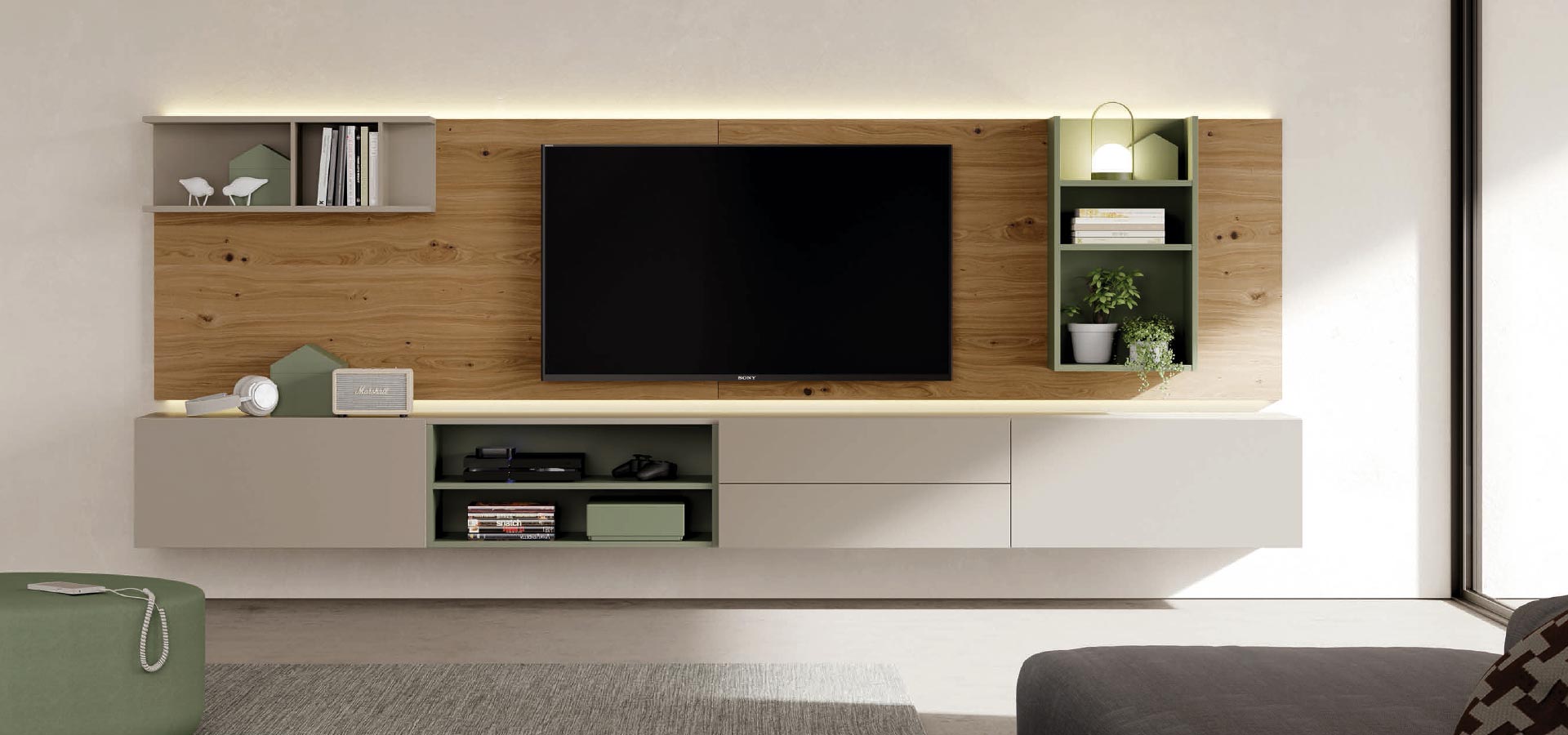 Frugal Incompatible Ruina Muebles para la sala de estar y televisión de diseño · ISMOBLE